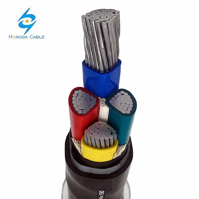 Oxygen-Free Copper Conductor XLPE Insulated PVC Sheath Cable NYY 35 sq mm 4 Core