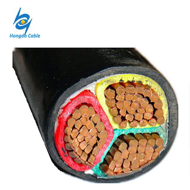 PVC 3 Core Copper Armoured Cable 4 AWG 500 MCM Electrical Wire Sizes