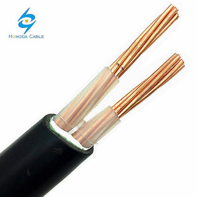 PVC Cable de cobre 2x16mm2 2 Core Cable subterráneo en Pakistán