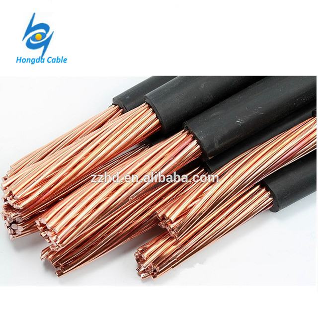 PVC Coated AWG 1/0 2/0 3/0 4/0 Copper Wire