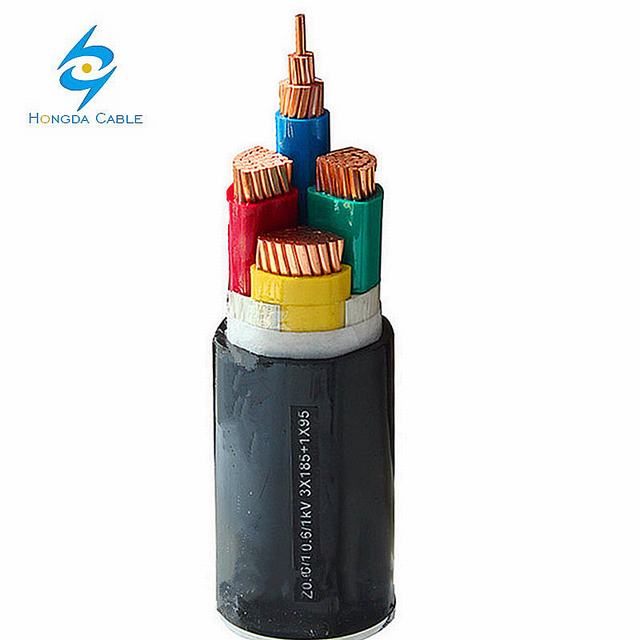 Câble D'isolation en PVC 50 mm² Câble En Cuivre à 4 Conducteurs