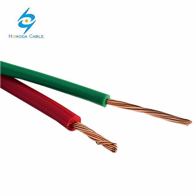 PVC Power Cable 8mm 14mm2 Electrical Copper Stranded Wire