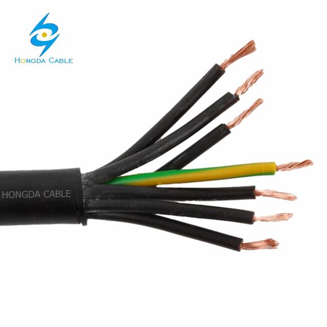 PVC zelfdovend en vlamvertragende 3x2.5mm, 3X1.5mm H05VV-F Flexibele Kabel