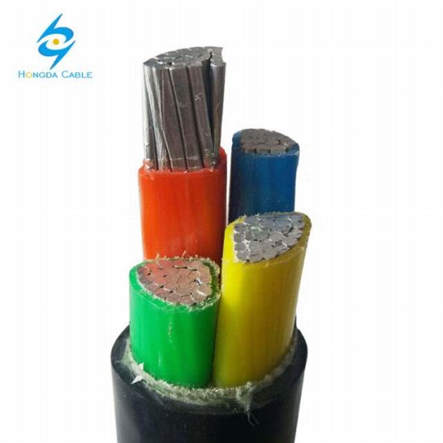 Power Cable XLPE 4C Aluminum 95mm2 Conductor Electric Cable Underground