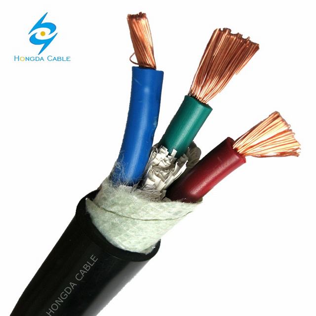 RVV 3 núcleos ronda flexible 10mm 8mm cables de alambre de cobre