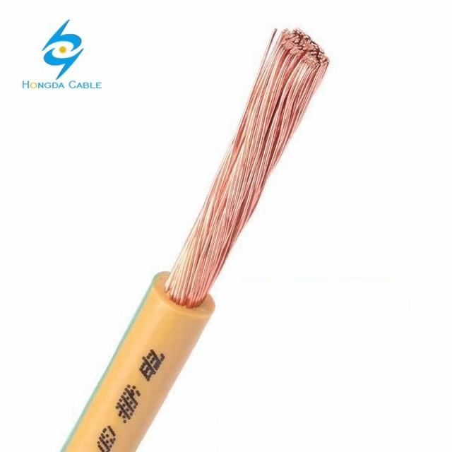 Rouge/vert/noir/jaune H07V-R 2.5mm2 câble Électrique