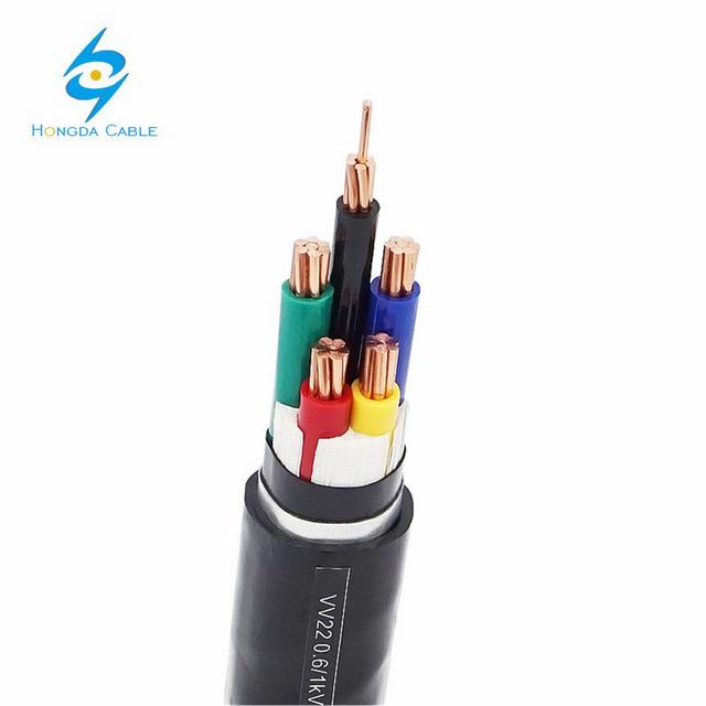 Round copper conductor 50mm2 pvc jacket underground cable