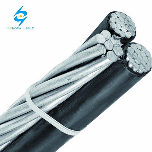Servicio de gota de ABC de Cable de aluminio Triplex Cable de antena de camarones