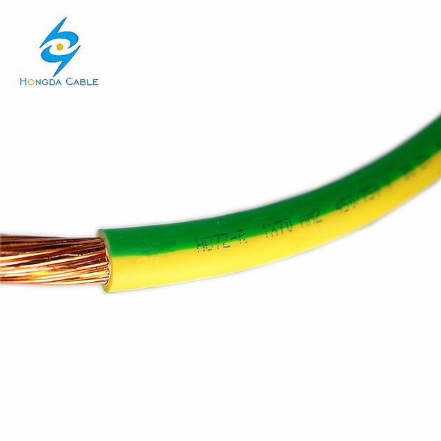 Solo PVC cobre iluminación alambre eléctrico de 1,5, 2,5 4 6 10 16 25 mm2