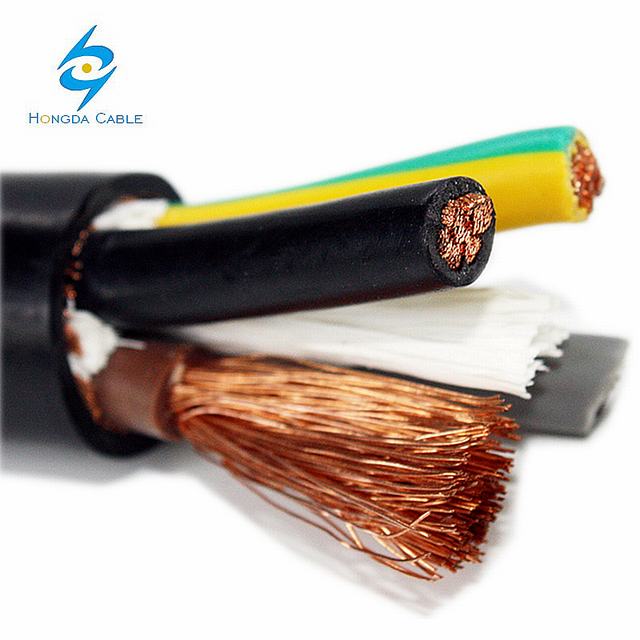 Stranded flexible pvc sheath 5×0.75mm2 5x6mm2 5x10mm 5x25mm2 electrical cable