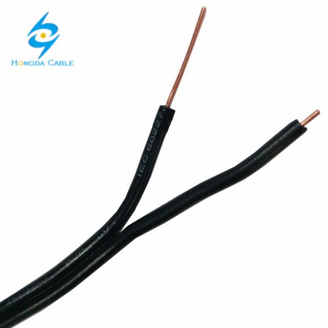 Unshielded 2 Core Telepon Kabel Outdoor Self Telepon Dukungan DROP Wire