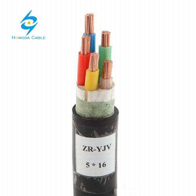 WDZR-YJV 0,6 / 1KV 5 * 10 Strom / elektrisches Kabel / Draht