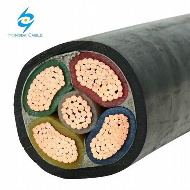 XLPE Cable de cobre eléctrico 3C + E 4C + E 4x120mm + 1x70mm