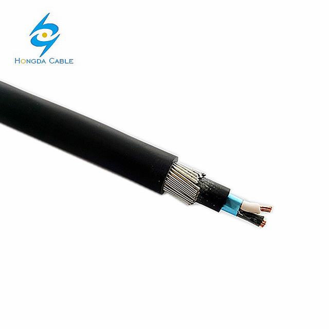 XLPE/SWA/OS/PVC XLPE Insulated SWA Power Cable LSZH Fire Resistance