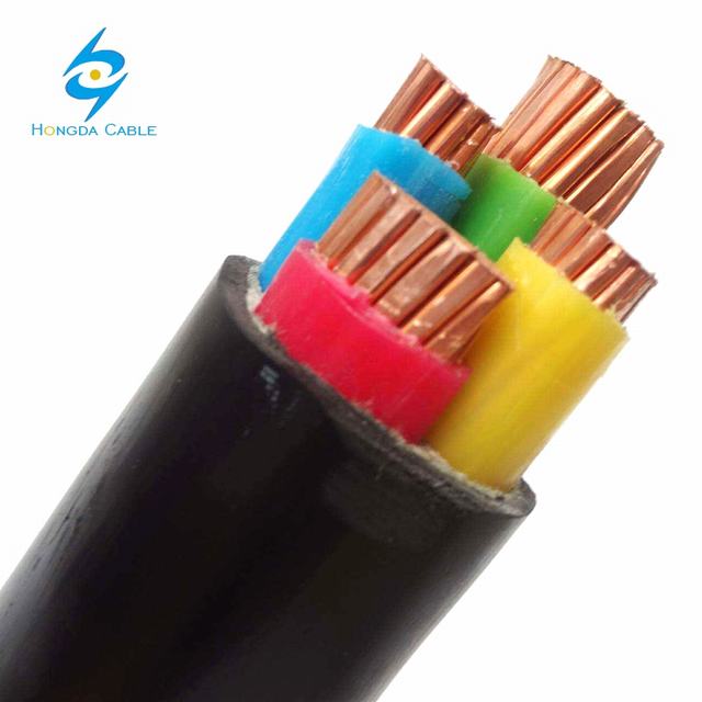 XLPE insulated aluminium electrical cable in a 4 x 240 mm cross-section (NA2XY)