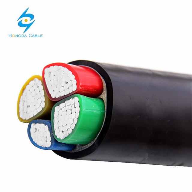 YJLV 3*240+1*120mm2 XLPE No Armored Multicore Electric Power Cable