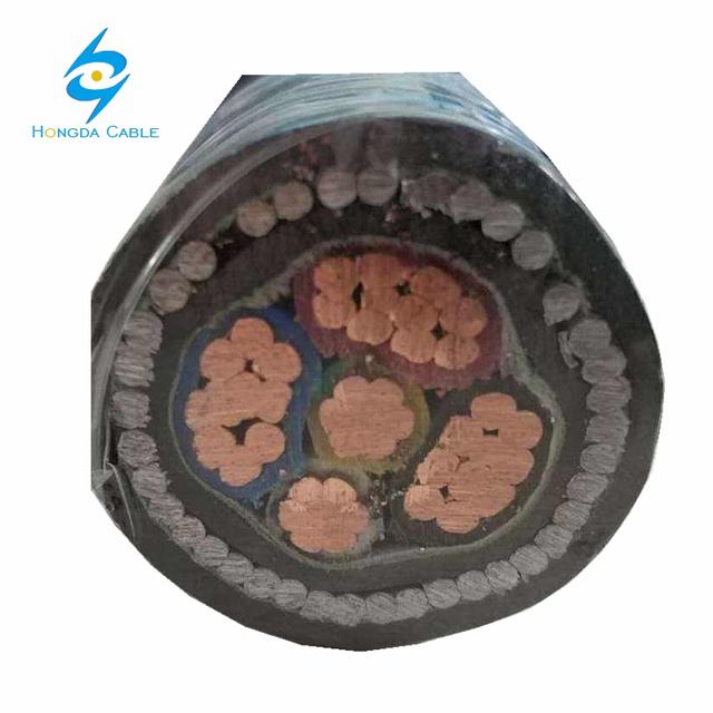 YVCV / NYCY 0.6/1 kV PVC Insulated Concentric Conductor Screen, Multi-Core Cables with Copper Conductor