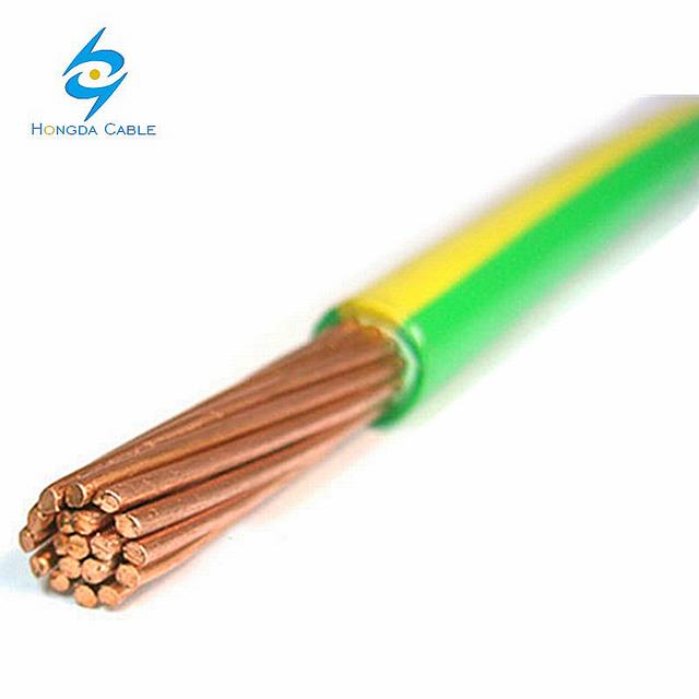 Yellow Green Stranded Copper 70mm2 Electric Earthing Cable