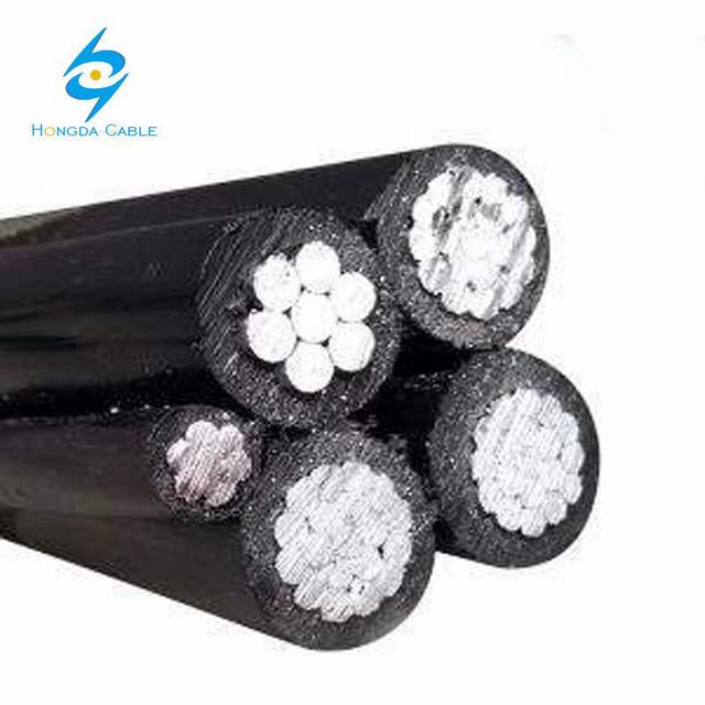 aerial twisted cable 4*16 4*25 ABC  aluminum cable