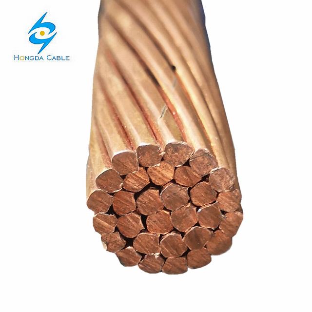 bare copper cable 120mm2 stranded ground cable