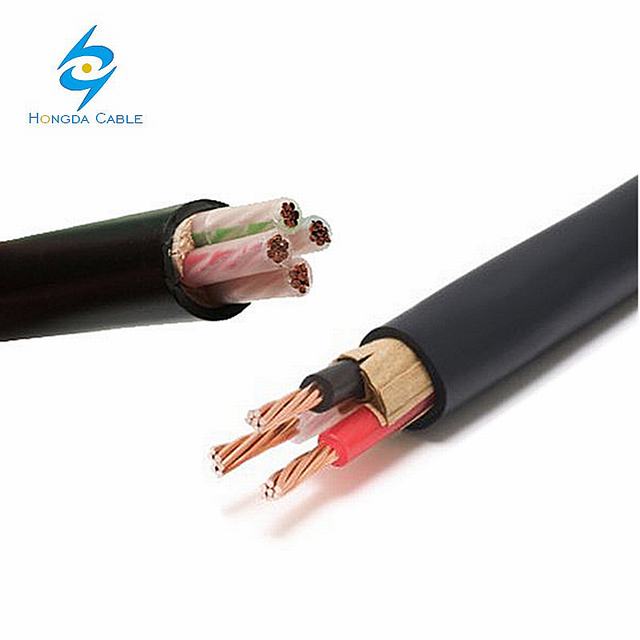 Cable 4x6 awg de esmaltado alambre de cobre 4 conductor de cable en espiral