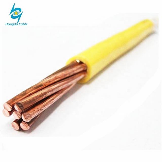 Cable de cobre de 1.5mm 2.5mm 4mm 6mm 10mm casa cableado eléctrico cable de cobre solo núcleo de PVC alambre