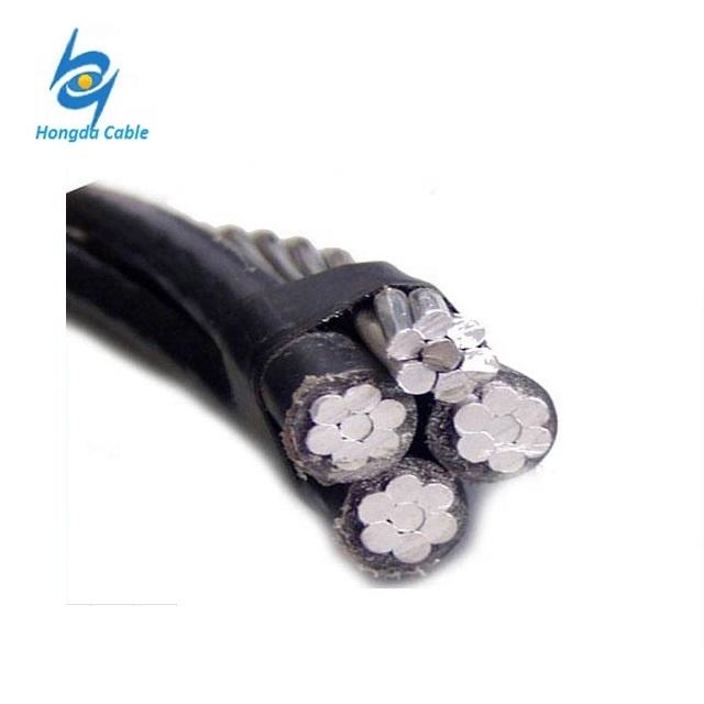 duplex   chow ABC cable with Aluminum Conductors 16mm 25mm cable 2 core cable