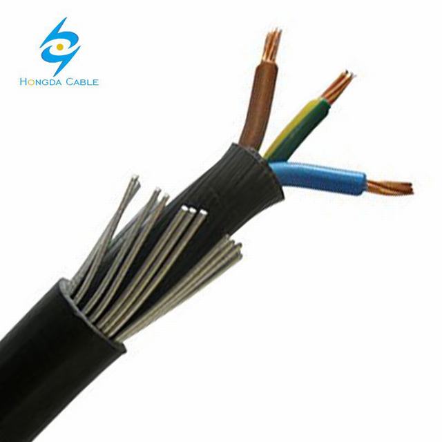 Baja Tensión cable Cu/XLPE/SWA/PVC cable alambre de acero blindado cable