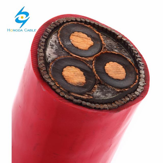 medium voltage underground electric wire and cable three phase