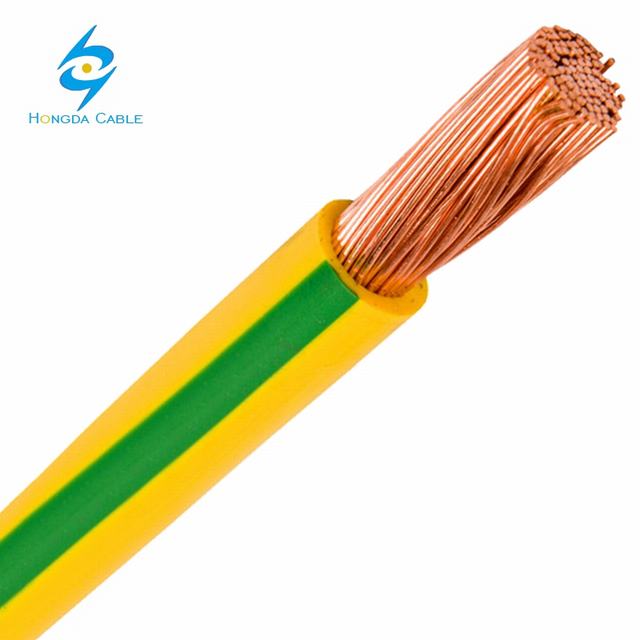 Flexible à noyau unique en cuivre PVC isolé RV fil électrique et câble