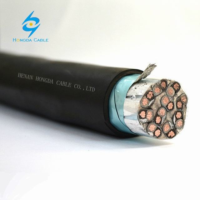 Staaldraad gepantserde 2prx1. 5mm2 xlpe swa afgeschermde pvc instrument kabel