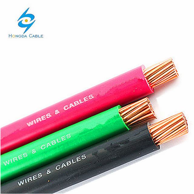 Types de fil électrique de cuivre de câblage électrique